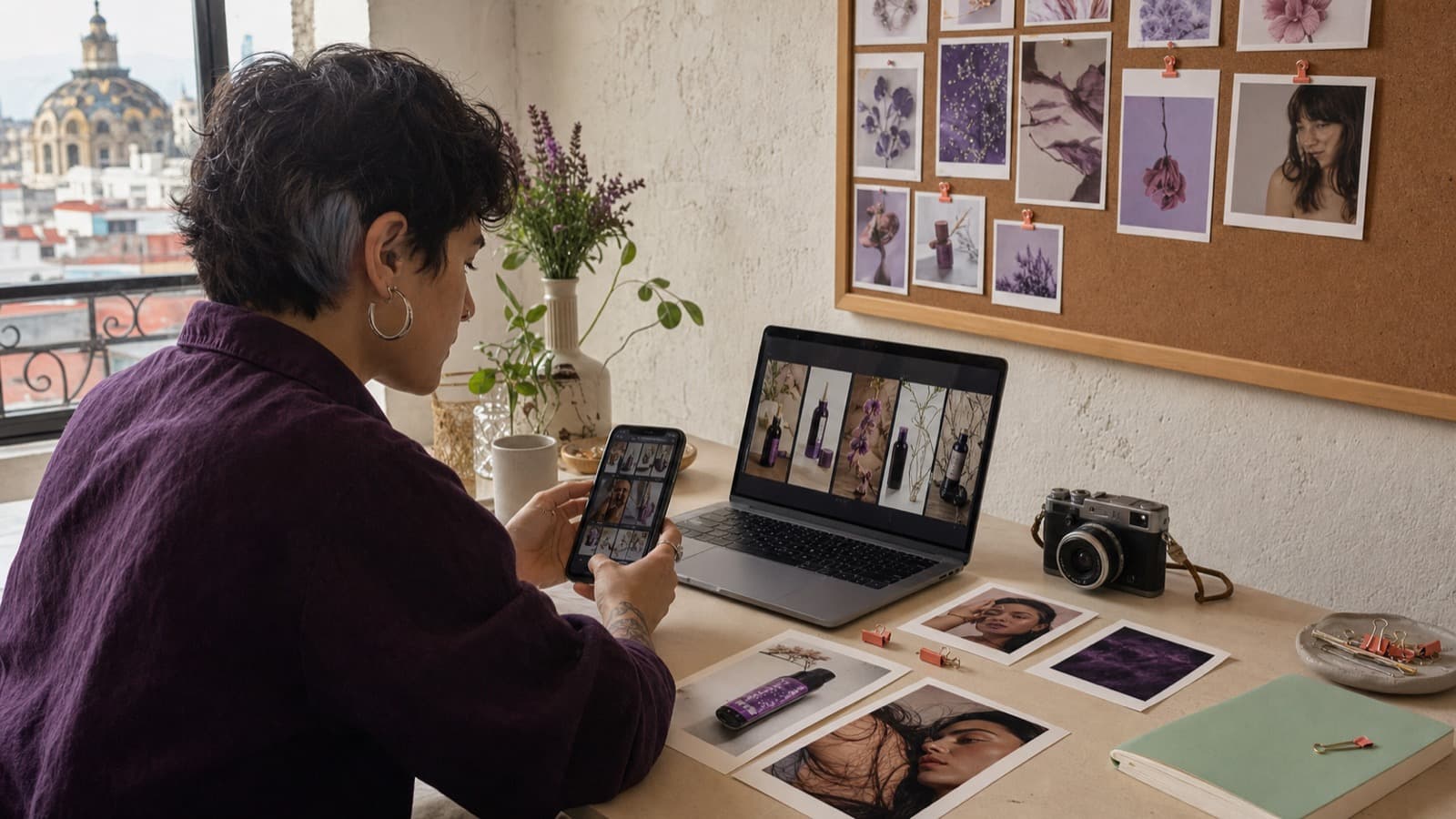 Creador latino organiza muestras de video y fotografías para construir su portafolio UGC