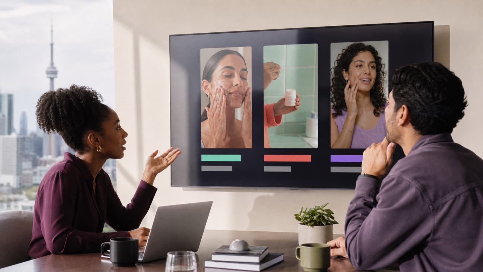 Especialista en pauta y creador UGC comparan tres variaciones de video para anuncios pagos